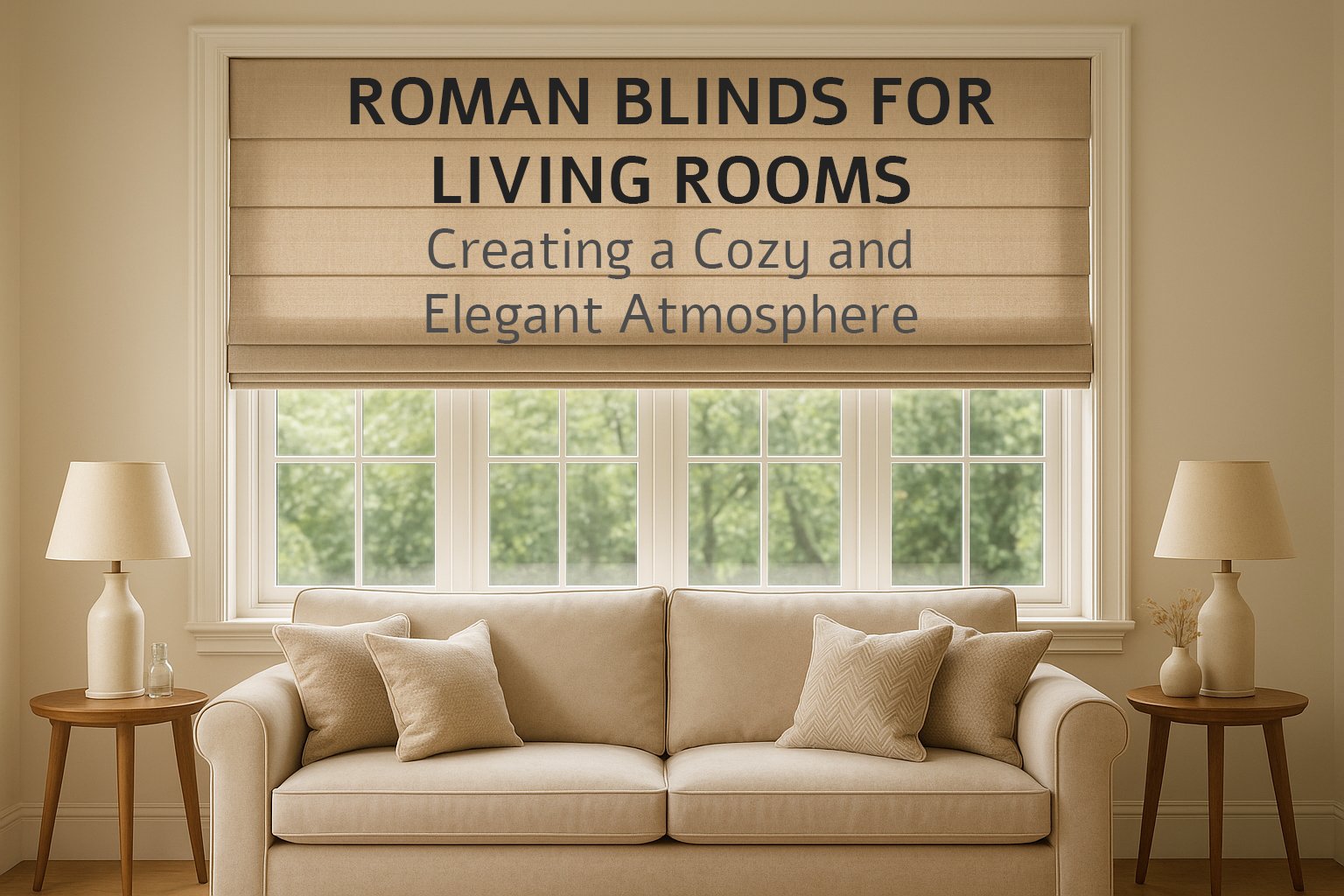 roman blinds for living rooms
