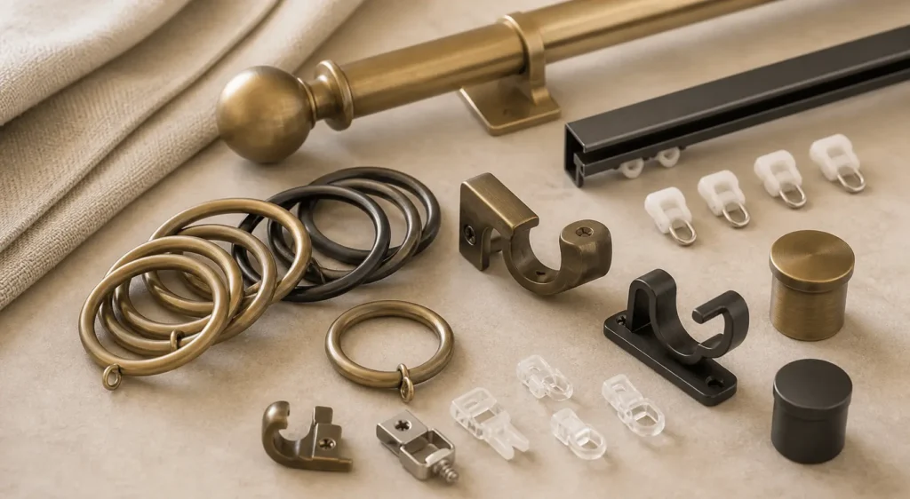 Rings, carriers & brackets - Wholesale drapery hardware