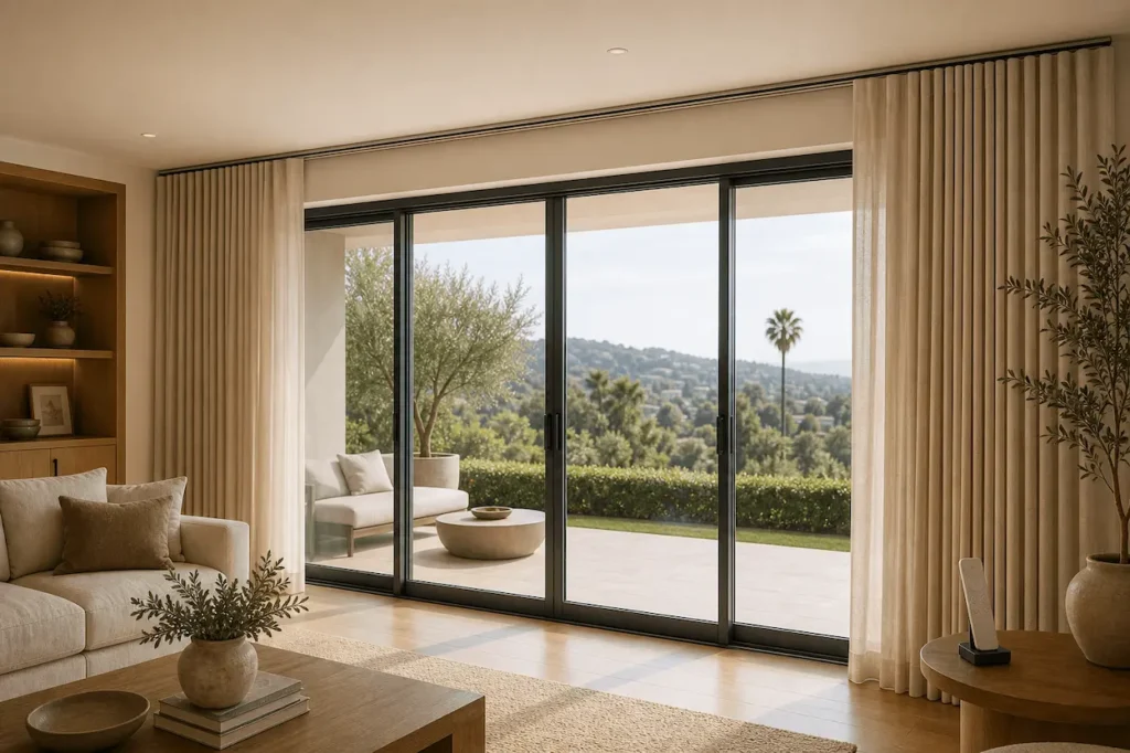 Sliding-door walls