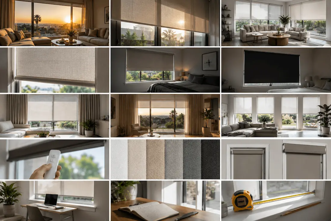 West-facing windows