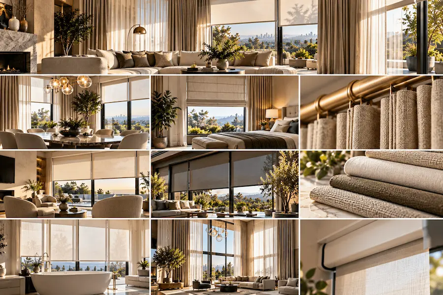 Layered Window Treatments for Luxury LA Homes